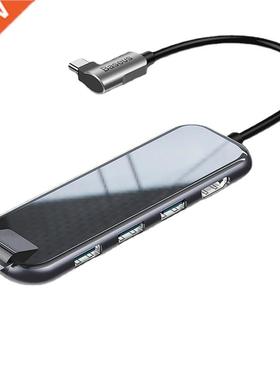 US Type C HU To HDMI-compatile Docking Station RJ45 Lan M