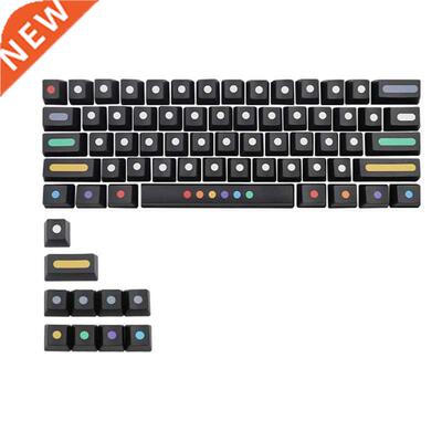 K1KF Dots Keycaps PBT Dye Sublimation Upgrade 71 Keycap Set