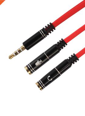 .5 Mm Audio Y-Splitter 2 Female To 1 Male Cable Adapter For