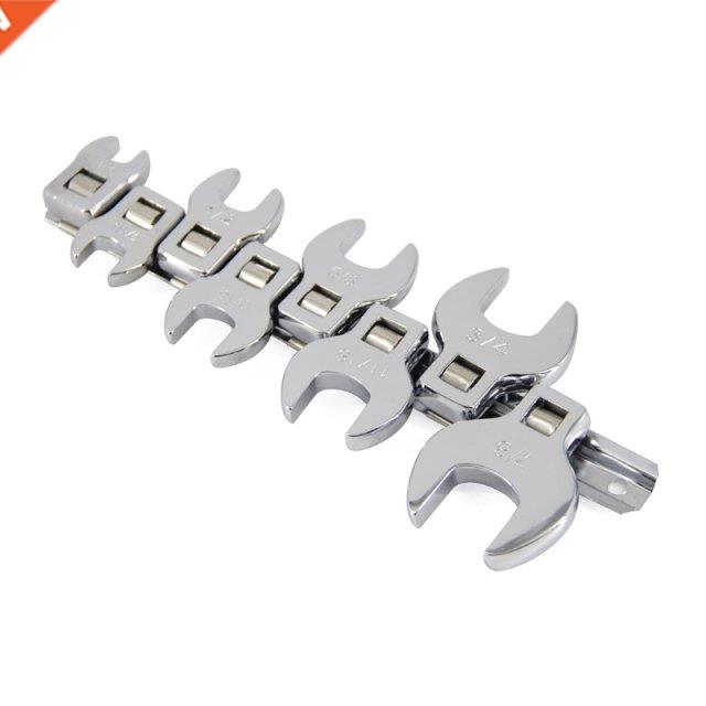 3/8” Drive Crowfoot Wrench Set with Clip Organizer Ful 畜牧/养殖物资 养殖标记笔 原图主图