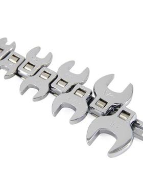3/8” Drive Crowfoot Wrench Set with Clip Organizer Ful