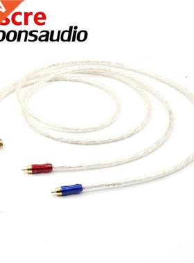 Pair Moonsaudio 5N OCC Pure Copper Silver Plated Audio Inter