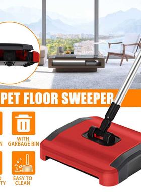 Handhold Carpet Floor Sweeper Cleaner Push Automatic Broom H