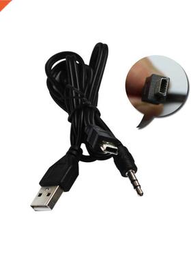 2 in 1 3.5mm High QualityX CableB Male MiniB 5 Pin Chge P