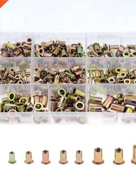 300PCS/BOX M3 M4 M5 M6 M8 Head Rivet Nuts Set Nuts Insert Re
