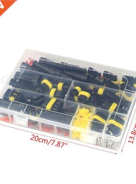 352Pcs/box Waterproof Connectors 1/2/3/4 Pin Car Electrical