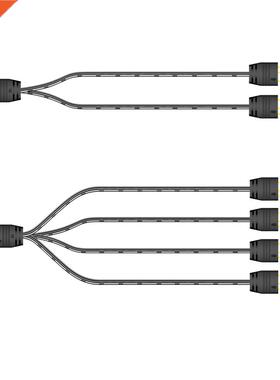 COOLMOON 5V Pin Fan ARGB HUB Splitter Power Cable Extension