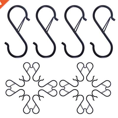 20PCS S Hook For Wardrobe Rod Hanging Plants, Pots & Pan