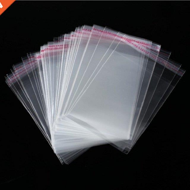 Clear Resealable Recloseable Cello Lip And Tape Poly Plasti