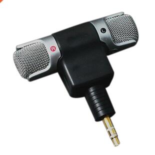 Mini Mic Stereo Microphone for Recorder,PC