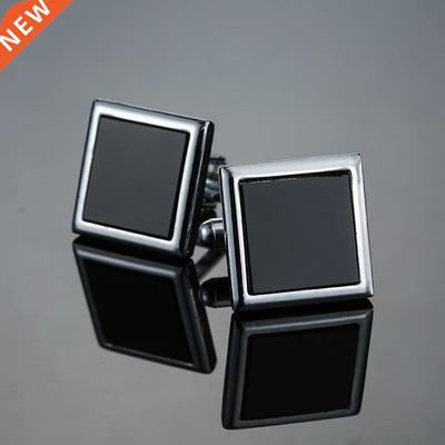 Classic men's new black box Cufflinks Cufflinks French weddi