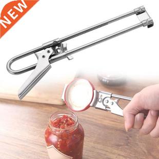Can Opener Cap Stainless Opene Tin Steel Jar Adjustable Long