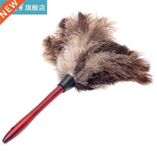 Feather Fur Duster static Brush Ostrich Handle Anti Wooden