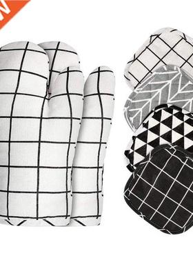 Oven Mitts and Pot Holders Kitchen Microwave Mitts Heat Resi