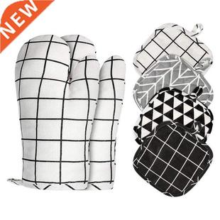 Oven Mitts and Pot Holders Kitchen Microwave Mitts Heat Resi