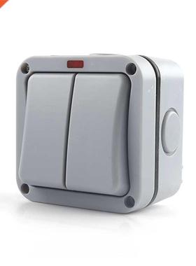 IP66 Outdoor Waterproof Dust-proof Outdoor External Wall Swi