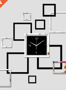 2022 new large wall clock modern design acrylic mirror Quart