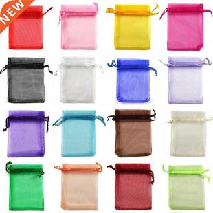 50Pcs Organza Bag Jewelry Packaging Gift Candy Wedding Party