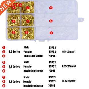 6.mm Male Wire 2.8 Crimp Connectors 4.8 Spade 420Pcs Female