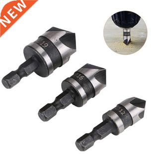 Bit 3pcs Flute Chamfer Degrees Woo Drill 19mm Set