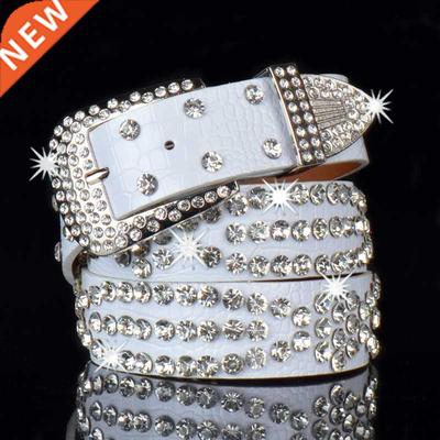Feerldi Diamond Studded Belt Luxury Women's Rhinesto