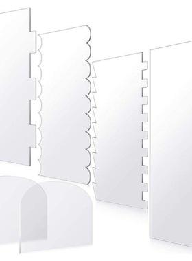 Cake Scraper Bakng  Tool Varety of Pattern Styles and S