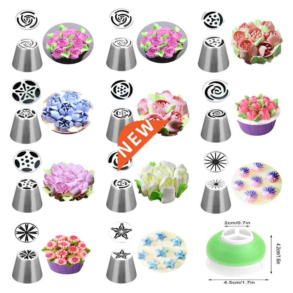 russian tulip icing piping nozzles stainless steel flower cr