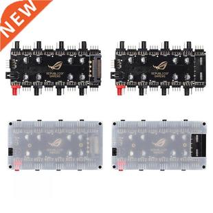 RGB Way Cooler Case Adapter Hub Multi Fan Splitter