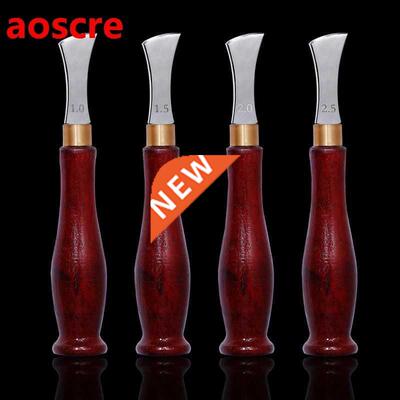 Leather Arch Edge Ebony Handle Creaser 1-2.5mm Leather Craf