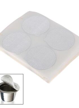 100Pcs Self-Adhesive Disposable Aluminum Foil Lids Seals Cov