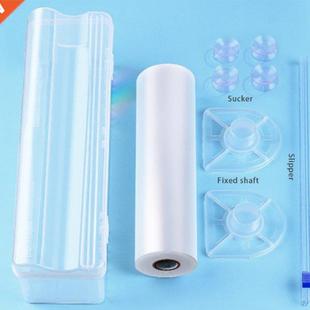 Household Adjustable Plastic Food Wrap Dispenser with Slider