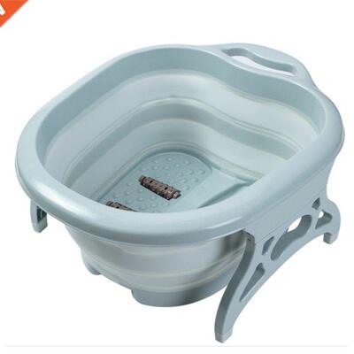 Folding Foot Wash Tub Sauna Soaking Foaming Massage Bucket P