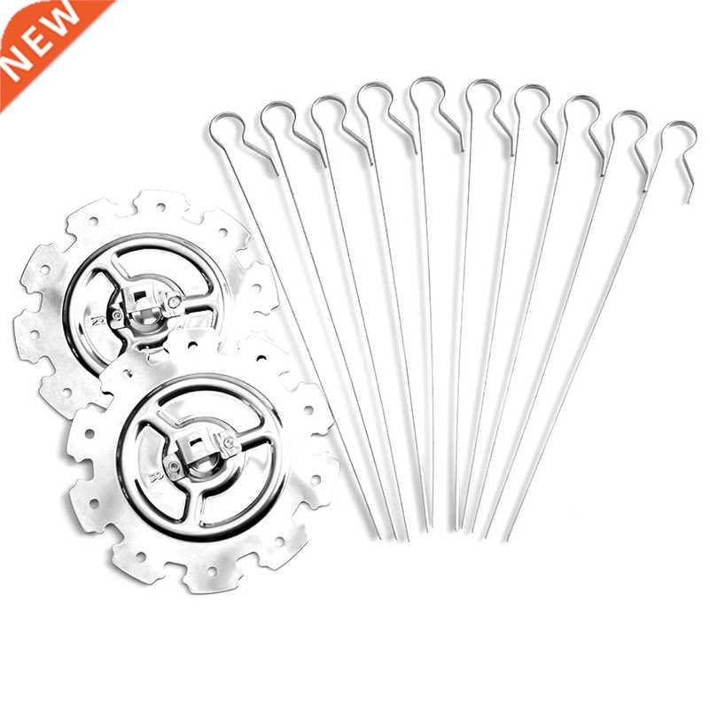 10 适用于k BBQ Steel Metal Roaster Rotisserie Skewers Needle