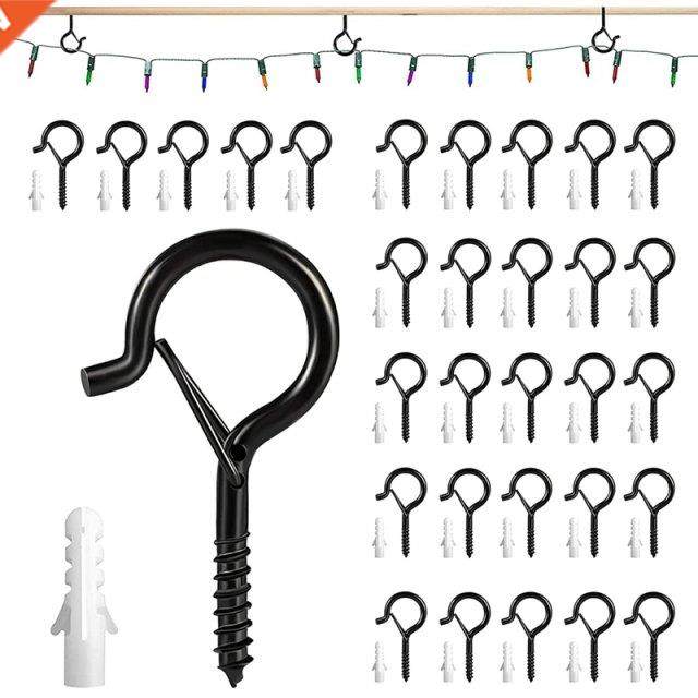 30Pc Q-Hanger,40Lb Capacity Heavy Duty Screw-in Hooks Rust-R