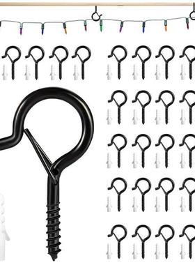 30Pc Q-Hanger,40Lb Capacity Heavy Duty Screw-in Hooks Rust-R