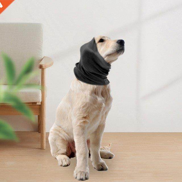dog snood dog neck and ears warmer to calms comforts and pro