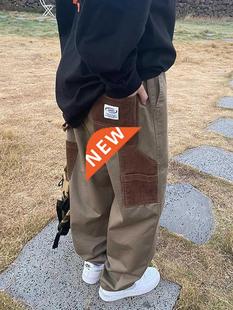 HOUZHOU Harajuku Cargo Pants Women Vintag Y2k Hip Hop Oversi