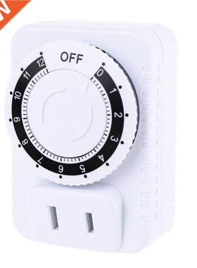 AC 110V/220V 12 Hour Mechanical US Plug Switch Timer Socket