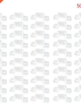 50Pcs LED Fixing Silicon Mounting Clips 适用于 220V Waterpro