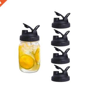 Lid Proof Mason Leak Airtight Durable Cap Flip Jar Pack