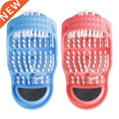 Household Bathroom Foot Cleaning Brush Slipper Plastic Remov