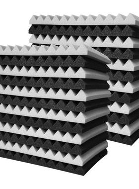 24 Pcs Acoustic Foam Board,Studio Wedge Tile,Acoustic Foam S