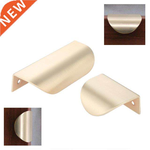 Brass Furniture Handle Golden Leaf Shaped Pulls Furniture Fi