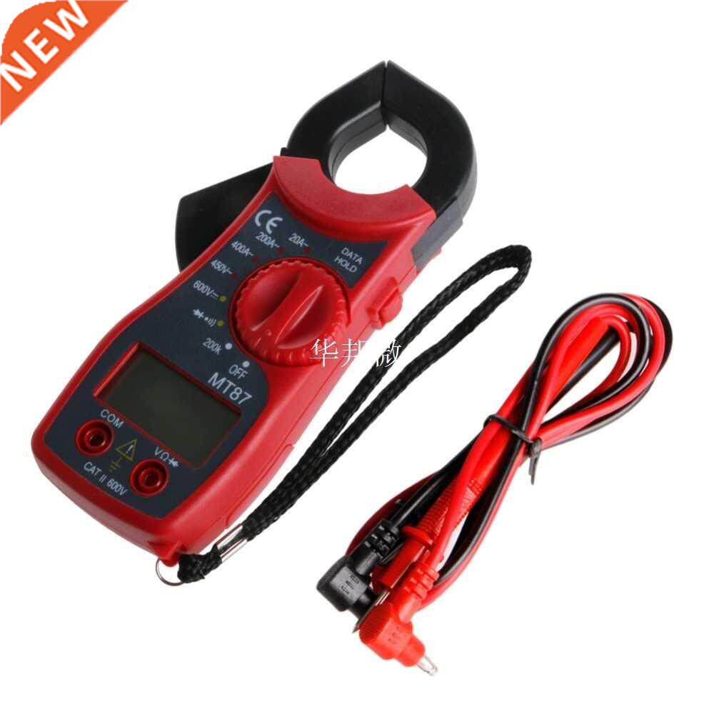 Digital Clamp Multimeter AC DC Voltmeter Ammeter LCD Ohmmete