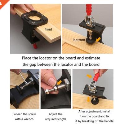 1Set Hinge Hole Locator Hinge Opening Locator Door Hinge Pos