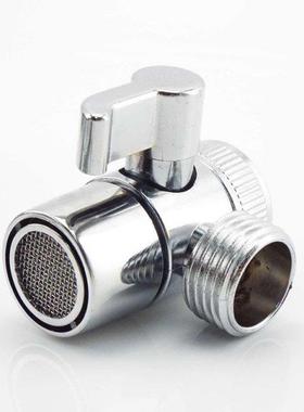 3-Way Tee Shower Head Faucet Adapter Connector Diverter Valv