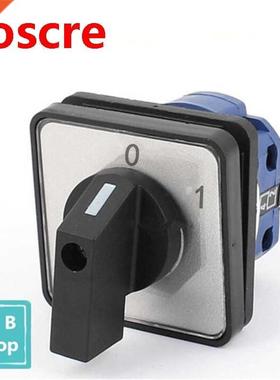 New AC 660V 20A Latching 4 Terminals 0-1 2 Position Changeo