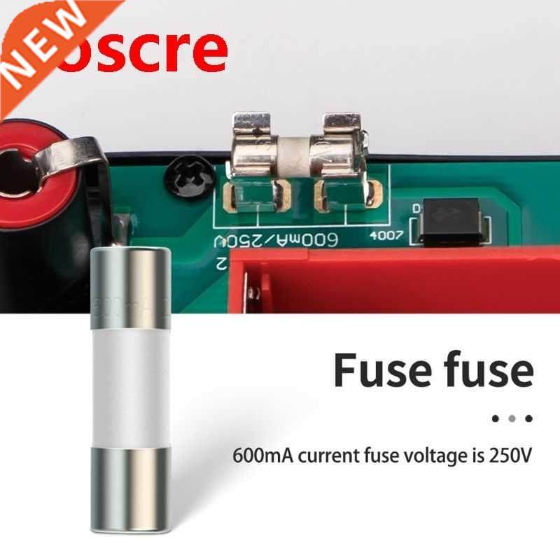 20pcs/10pcs Ceramic Fuse For Multimeter Instrument 600mA 10A