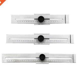 0-200/250/300mm Woodworking T type Scriber Marking Gauge Rul