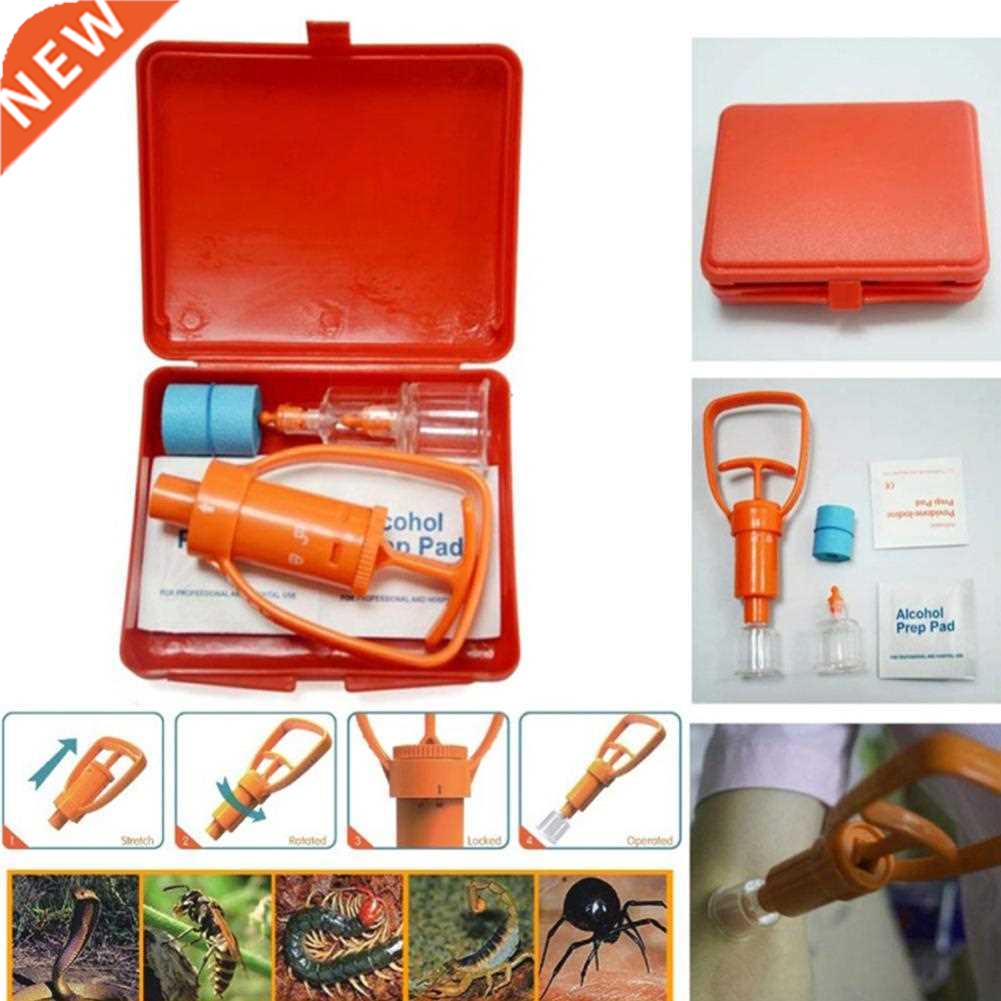 1 Set Cping Survival Snake ee ite Sety Venom Extractor
